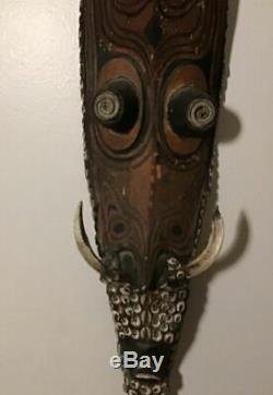 Tribal Primitive wall Art/Mask from Papua New Guinea