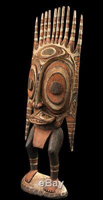 Tribal figure, ancestor statue, sepik carving, papua new guinea, wood carving