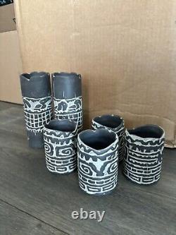 Undertow Papua New Guinea Inspired Ceramic Glassware Set By Tiki farm