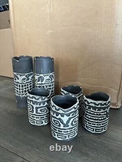 Undertow Papua New Guinea Inspired Ceramic Glassware Set By Tiki farm