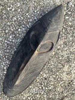 Unusual Old Papua New Guinea Carved Ancestor Spirit Mask Oceanic Tribal Art