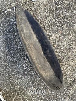 Unusual Old Papua New Guinea Carved Ancestor Spirit Mask Oceanic Tribal Art