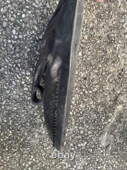 Unusual Old Papua New Guinea Carved Ancestor Spirit Mask Oceanic Tribal Art