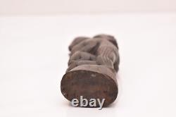 VINTAGE Papua New Guinea Massim Wood Tribal Carving Figure Statue 10 Totem Pole