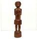 VINTAGE Papua New Guinea Massim Wood Tribal Carving Figure Statue 13.75 Totem