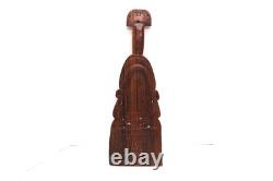 VTG Carved Wood Massim Ceremonial or Chief's Lime Spatula Papua New Guinea 22