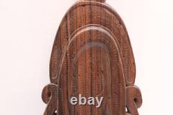 VTG Carved Wood Massim Ceremonial or Chief's Lime Spatula Papua New Guinea 22