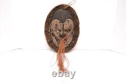 VTG Gable mask blackwater tribe woven basketwork oceania Carved papua new guinea