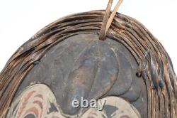 VTG Gable mask blackwater tribe woven basketwork oceania Carved papua new guinea