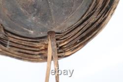 VTG Gable mask blackwater tribe woven basketwork oceania Carved papua new guinea