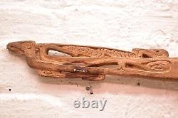 VTG Papua New Guinea ADZE AXE Tribal Weapon Woven W Stone Head Matty Islands 38