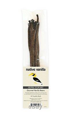 Vanilla Beans Grade A Gourmet Beans Whole Prime 5.57 Native Vanilla