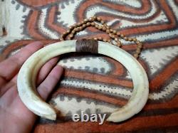 Vanuatu Papua New Guinea Highlands Huli Necklace with seeds Vintage circa 1970s