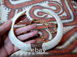 Vanuatu Papua New Guinea Highlands Huli Necklace with seeds Vintage circa 1970s
