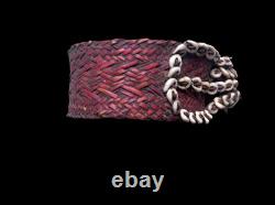 Very Finely Woven Armband Highlands Papua New Guinea Ex Sugar Plantation 19thC