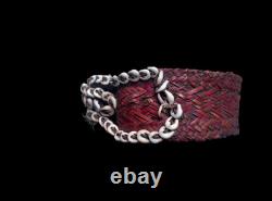 Very Finely Woven Armband Highlands Papua New Guinea Ex Sugar Plantation 19thC