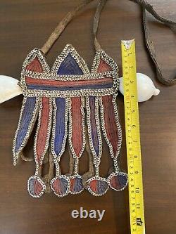 Vintage/Antique Siripiya Papua New Guinea Tribal Shell Textile Pectoral Ornament