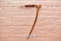 Vintage Carved Wood Adze Axe Weapon Highlands Papua New Guinea Png Tool 23