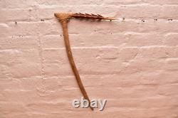 Vintage Carved Wood Adze Axe Weapon Highlands Papua New Guinea Png Tool 23