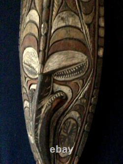 Vintage Ceremonial Sepik River Mask, Papua New Guinea