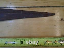 Vintage Collectible Papua New Guinea Wooden Paddle 69 Inches Long