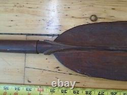 Vintage Collectible Papua New Guinea Wooden Paddle 69 Inches Long