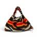 Vintage Hand Woven Traditional Bilum Bag Papua New Guinea Fire Colors