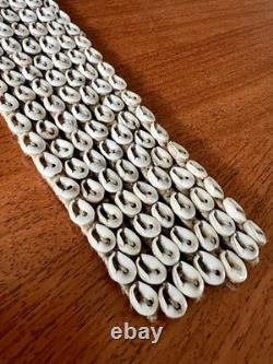 Vintage PAPUA New Guinea DANI Nassa Shell WOPOK Ceremonial CHEST PIECE money