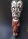 Vintage PNG Papua New Guinea Carved Painted Sepik Figure Totem Primitive ArtRare