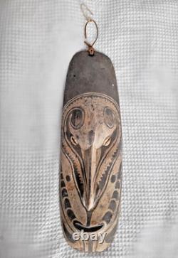 Vintage Papau New Guinea Tribal Wooden Mask Board