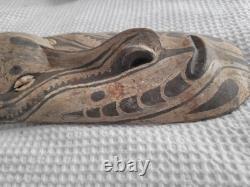 Vintage Papau New Guinea Tribal Wooden Mask Board