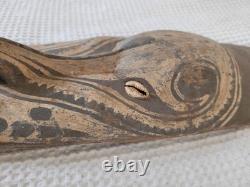 Vintage Papau New Guinea Tribal Wooden Mask Board