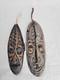 Vintage Papau New Guinea Tribal Wooden Masks 2 Pieces