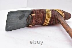 Vintage Papua NEW GUINEA West Papua Dani, Jali slate stone axe, adze weapon tool