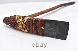Vintage Papua NEW GUINEA West Papua Dani, Jali slate stone axe, adze weapon tool