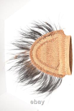 Vintage Papua New Guinea Abelam Headdress Woven With Cowrie Shell