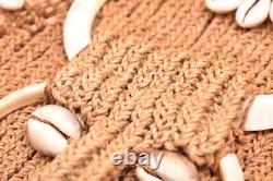 Vintage Papua New Guinea Abelam Headdress Woven With Cowrie Shell