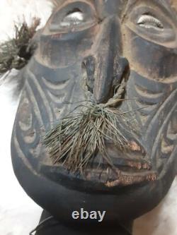 Vintage Papua New Guinea Ancestor Figure Male. Museum Quality 29 tall