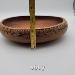 Vintage Papua New Guinea Bowl Handmade Carved PNG Serving