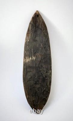 Vintage Papua New Guinea Carved Wood Mask Tribal Art Wall Decor Tiki Bar Png