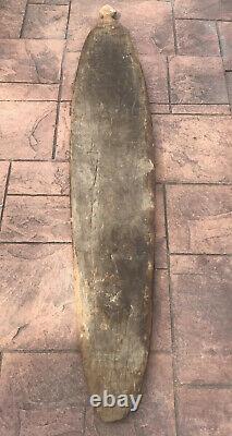 Vintage Papua New Guinea Gope Board With Finial