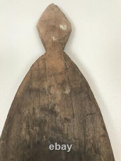 Vintage Papua New Guinea Gope Board With Finial