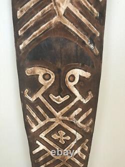 Vintage Papua New Guinea Gope Board With Finial