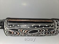 Vintage Papua New Guinea Hand-Carved Ceremonial Garamut Crocodile Slit Drum