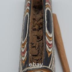 Vintage Papua New Guinea Hand-Carved Ceremonial Garamut Slit Drum