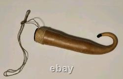 Vintage Papua New Guinea Highlands Koteka Penis Gourd Tribal Folk Art Souvenir