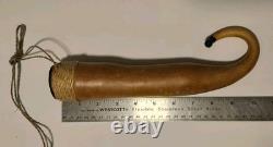 Vintage Papua New Guinea Highlands Koteka Penis Gourd Tribal Folk Art Souvenir