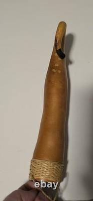 Vintage Papua New Guinea Highlands Koteka Penis Gourd Tribal Folk Art Souvenir