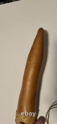 Vintage Papua New Guinea Highlands Koteka Penis Gourd Tribal Folk Art Souvenir
