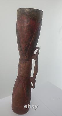 Vintage Papua New Guinea Kundu Drum